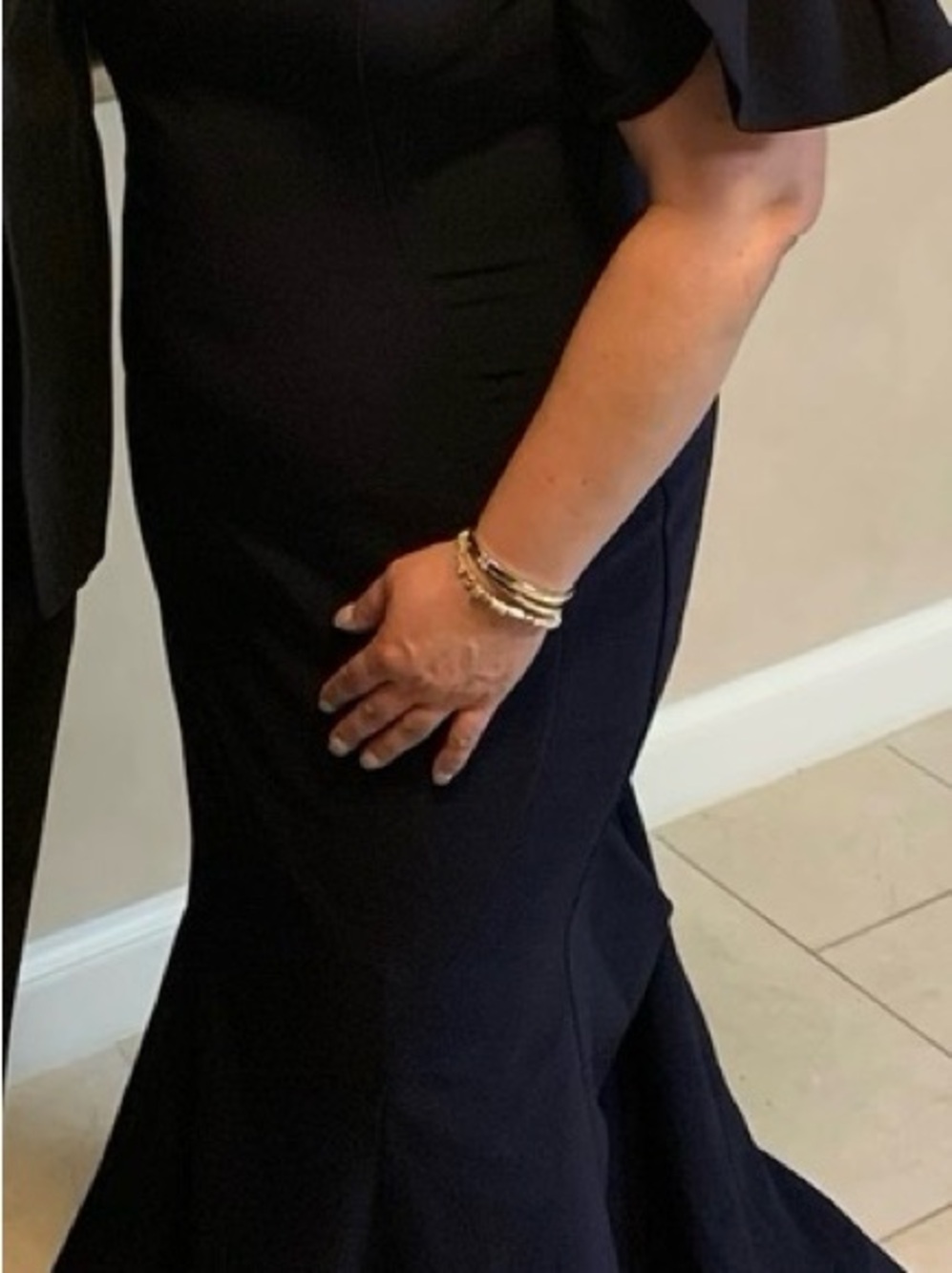 Elegant Black Women's Evening Dress